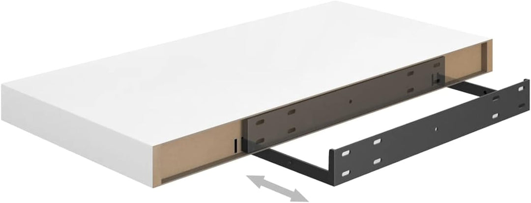 Tidyard 4 STK. Schwebende Wandregale Hängend Wandboard für Schlafzimmer, Küche, Büro, Badezimmer, Wo