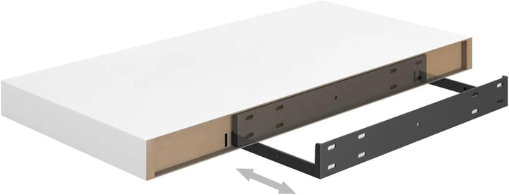 Tidyard 4 STK. Schwebende Wandregale Hängend Wandboard für Schlafzimmer, Küche, Büro, Badezimmer, Wo