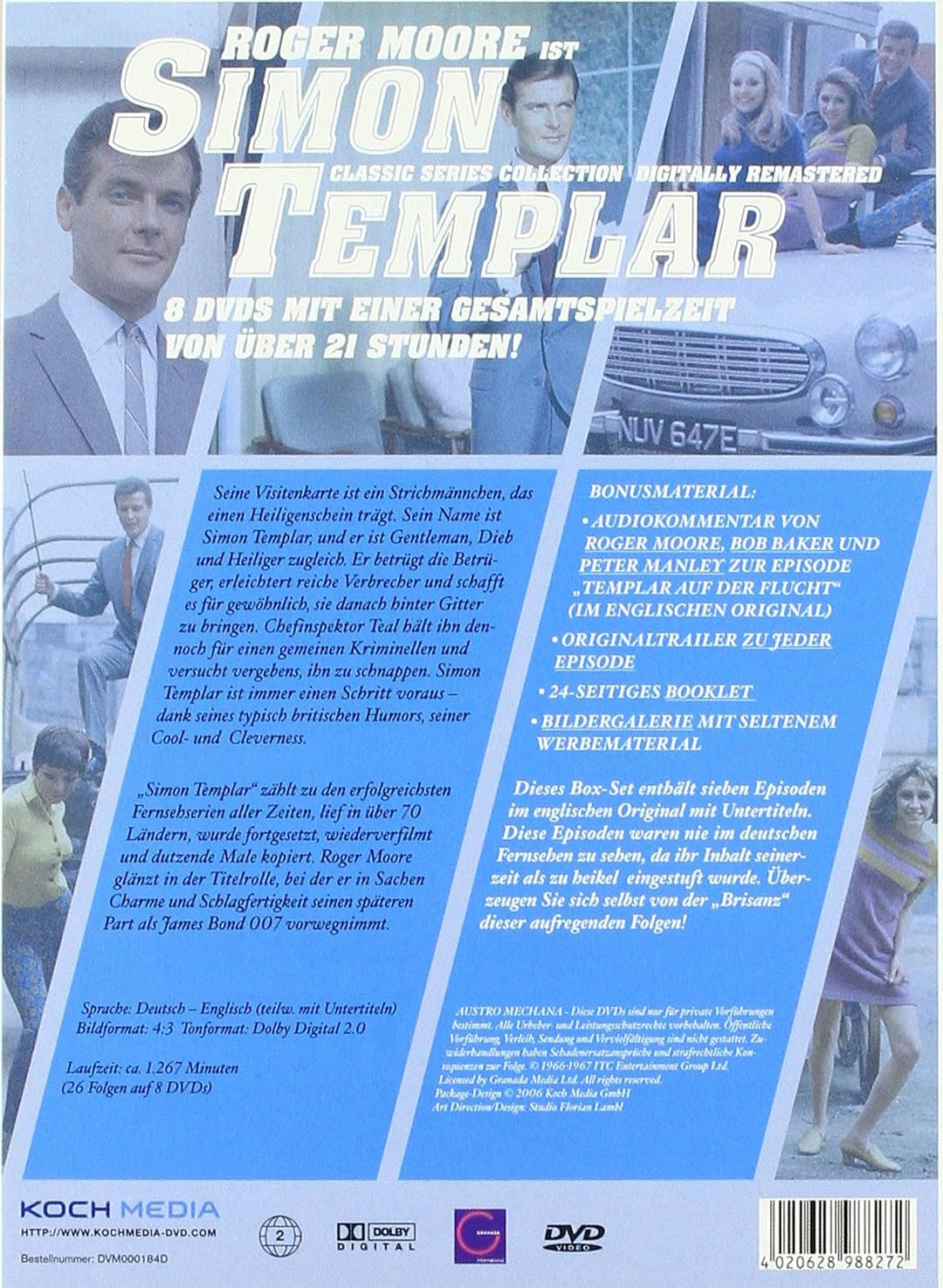 Simon Templar - Collector's Box 1 (8 DVDs), DVD