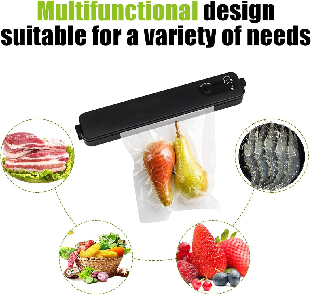 Vakuumierer Vakuumiergerät, Vakuumiergerät Mit 100 Vakuumbeuteln, Vacuum Sealer Folienschweissgerät