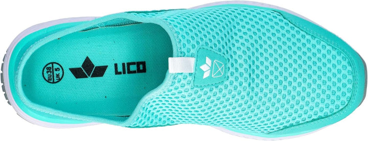 Lico Unisex Sun Sabot Hausschuhe 37 EU Türkis Weiss, 37 EU Türkis Weiss