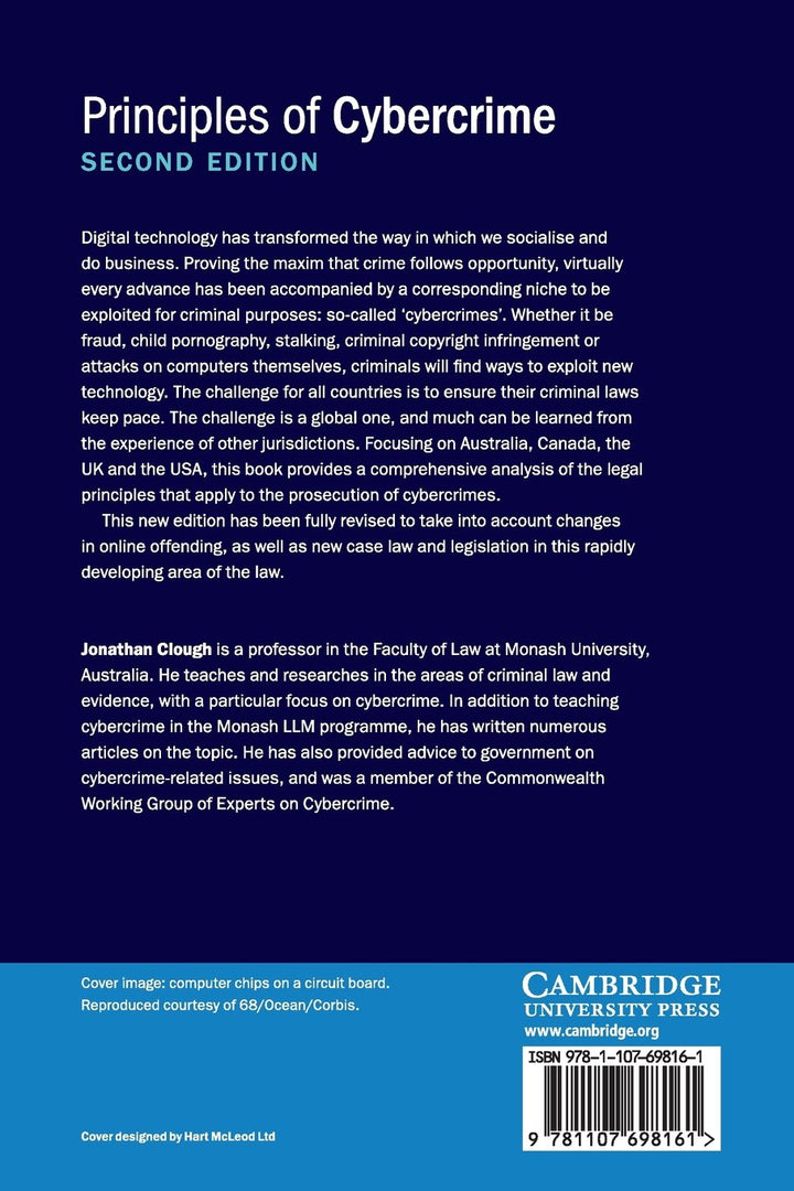 Principles of Cybercrime, Taschenbuch