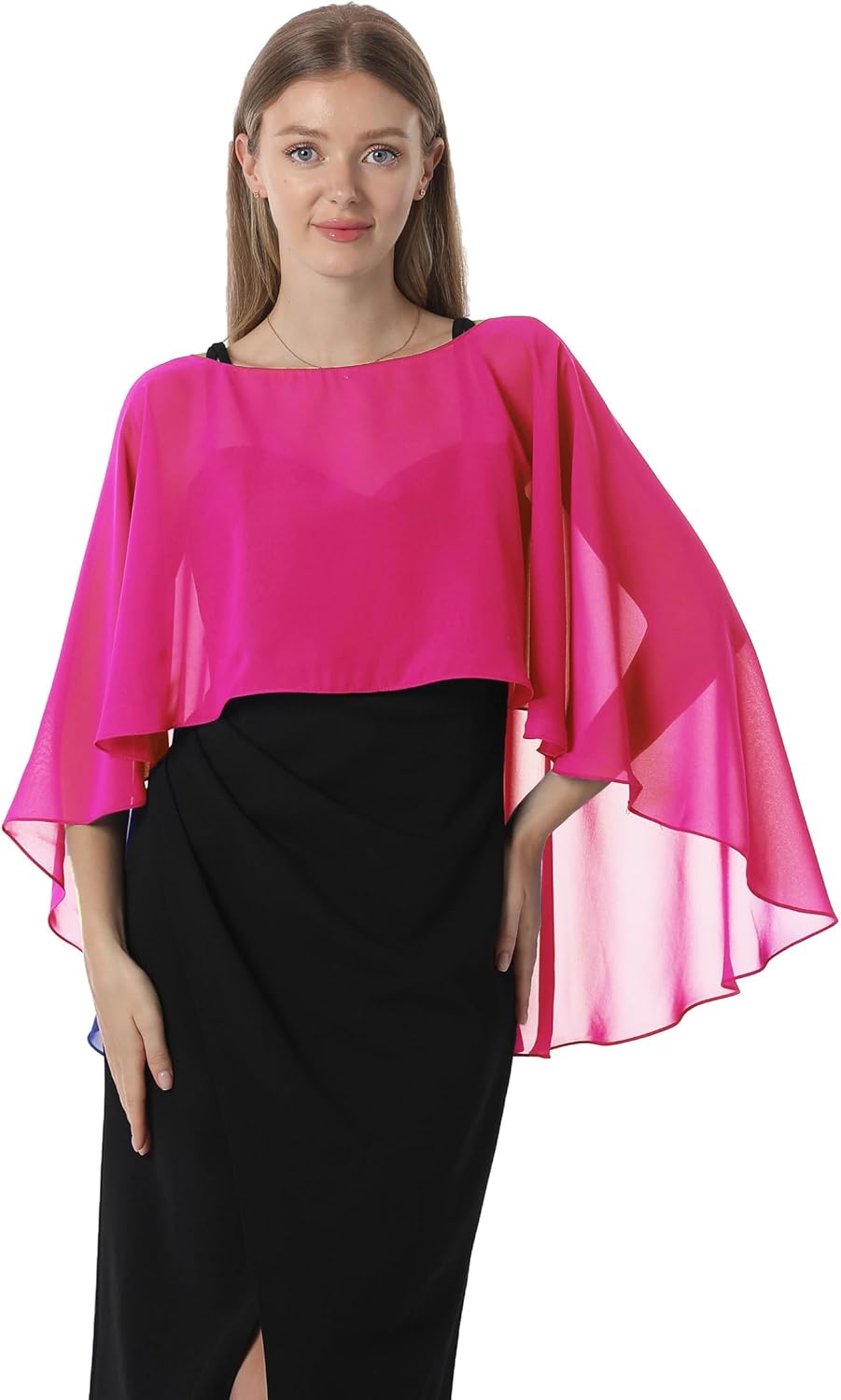 Hotshawl Damen Pashmina-Schal Einheitsgrösse Knallpink (Hot Pink), Einheitsgrösse Knallpink (Hot Pin