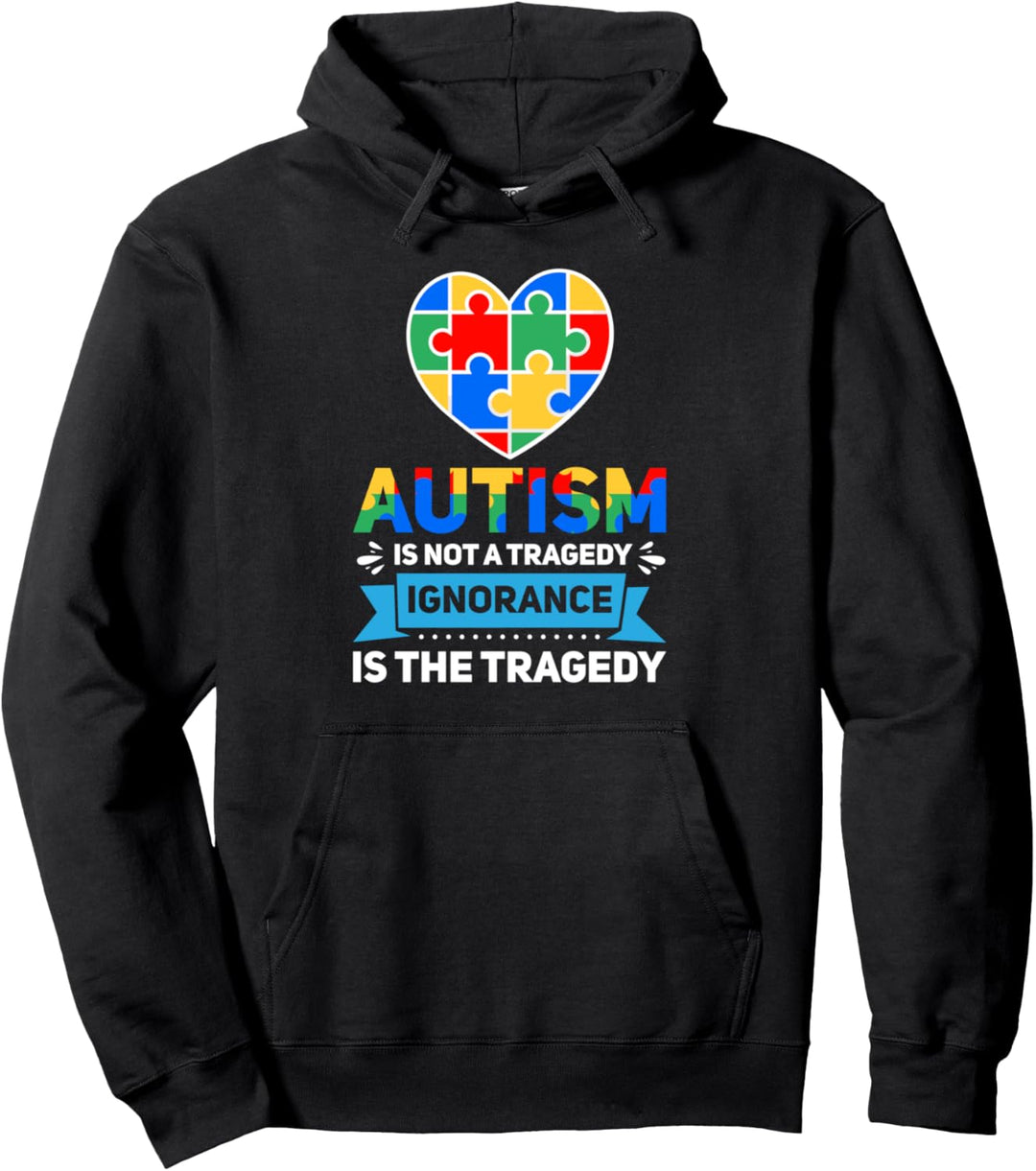 Autismus ist keine Tragödie Autismus-Bewusstsein Pullover Hoodie