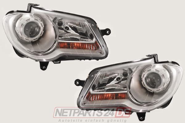 Johns, Scheinwerfer Satz passend für VW Touran Scheinwerfer (1T) ab 11/06-07/10 Satz H7/H1 links rec