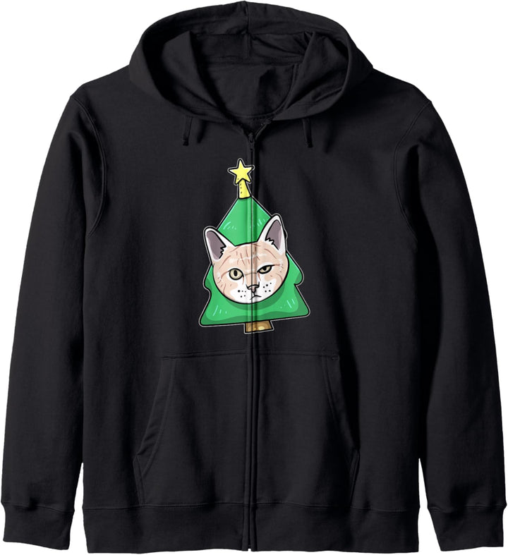 Weihnachten Australian Mist Cat Kapuzenjacke