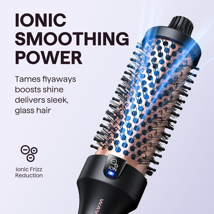 Wavytalk Thermobürste, Thermal Brush Blowout Boost Ionische Lockenbürste, Macht Haar Glatt und Glänz
