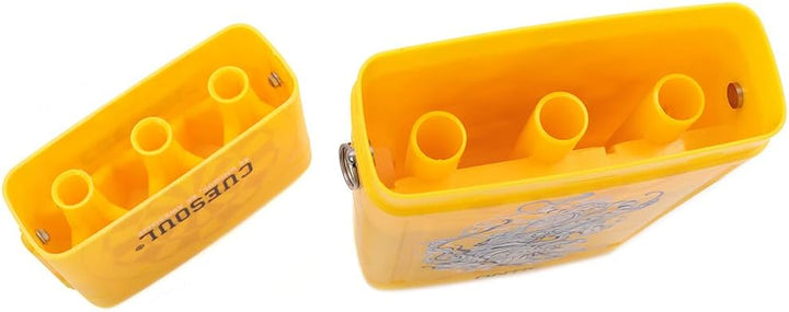 CUESOUL ANTIE Hard Dart Case, Hält 6 Steeldarts/Soft Tip Darts und zusätzliches Zubehör, mit Vier my