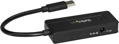 StarTech.com USB 3.0 Hub 4 Port - mit Ladeanschluss - inkl. Netzteil - USB Port Erweiterung - USB Sp