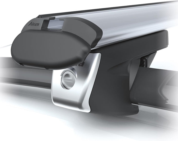 Atera 048210 SIGNO Relingträger mit Aero-Profil Tragrohr und T-Nut zur Aufname der Trägersysteme, Pr