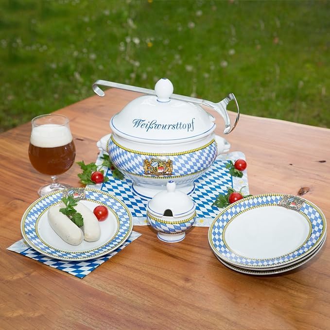 Bayerischer Weisswurst-Topf oder Weisswurst-Terrine 1l