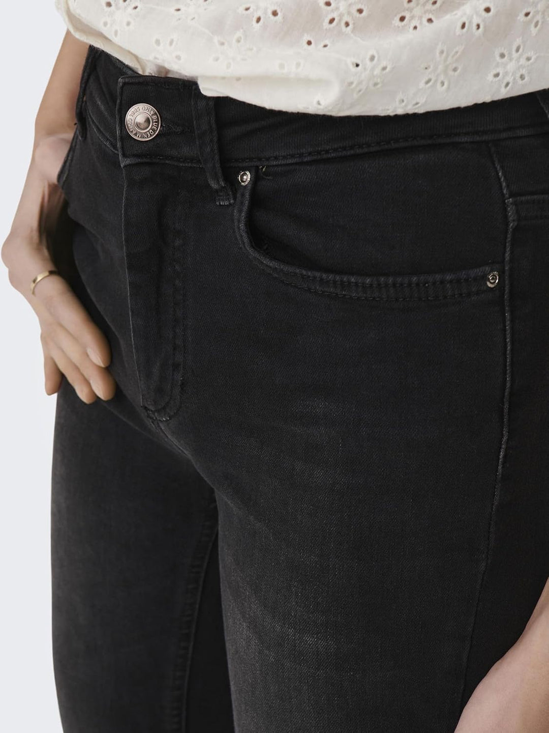 ONLY Female Skinny Jeans ONLBLUSH HW SK ANK DNM REA005 S / 32L Washed Black, S / 32L Washed Black