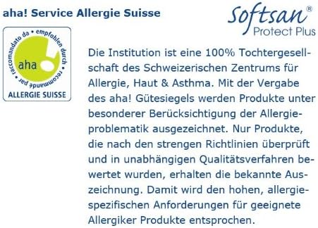 Softsan Protect Reiseschlafsack aus Evolon 80 x 180 cm, milbendichter Schlafsack für Allergiker, All