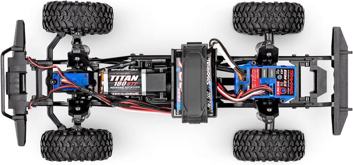 Traxxas TRX-4M 1/18 LD Land Rover Defender Blue Scale Crawler mit Akku/Ladegerät 4WD RTR