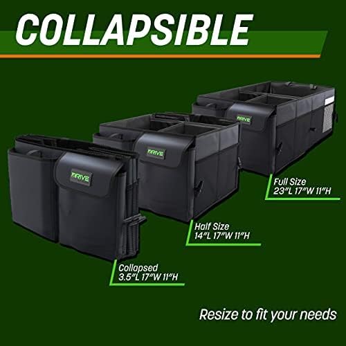Kofferraum Organizer - Zusammenklappbar, Automotive Kofferraumtasche die Lagerung mit Verstellbaren