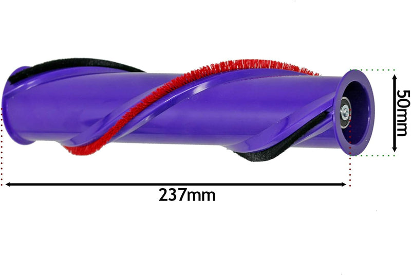 SPARES2GO Bürstenwalze kompatibel mit Dyson V10 V11 Cyclone Schnurlosen Staubsauger (237 mm)