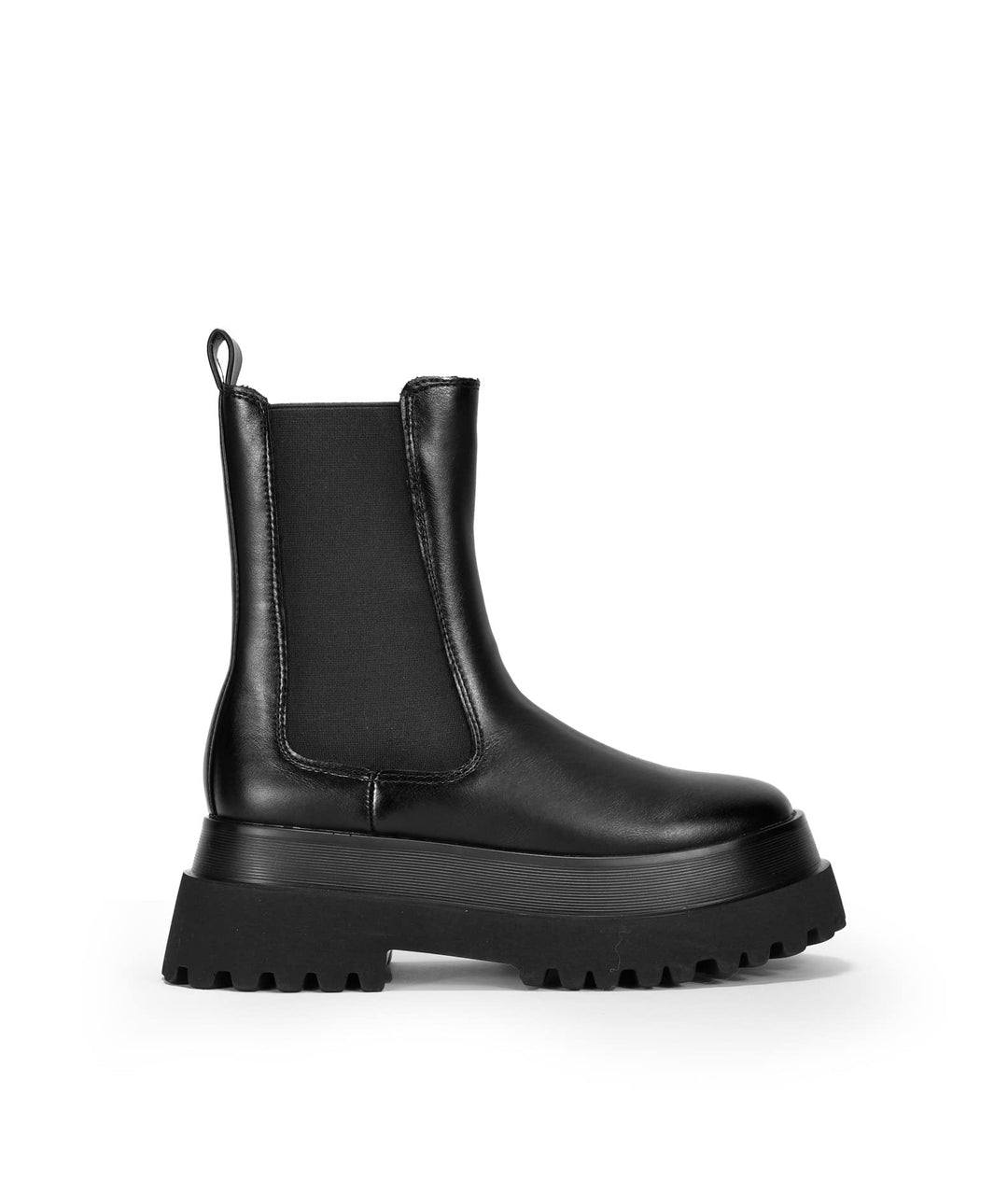BOSANOVA Braune Stiefel mit Gummizug für Damen | ohne Verschluss 39 EU Schwarz, 39 EU Schwarz