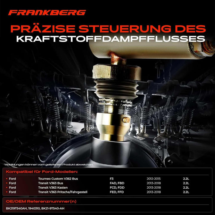 Frankberg Einspritzeinheit Kompatibel mit Tourneo Custom V362 Bus 2.2L 2012-2015 Transit V363 FAD FB