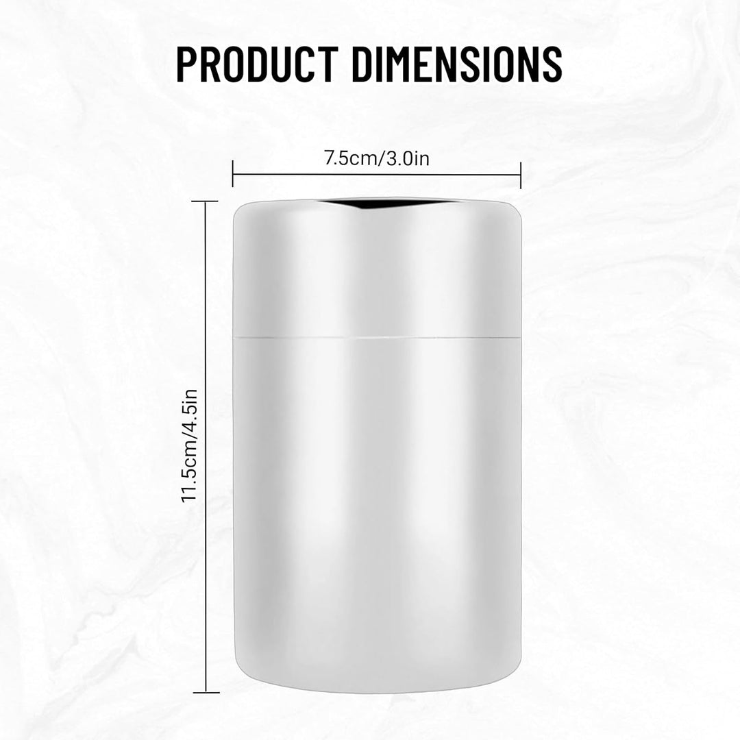 Kaffeebohnenbehälter,Vorratsdose 400 Ml Edelstahl Dose ， Portable Sealed Tea Leaf Storage Jar Canist
