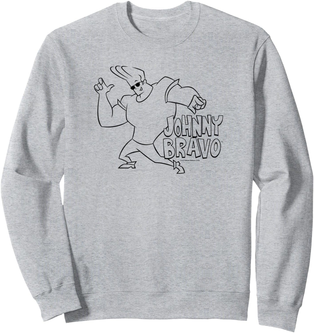 Johnny Bravo Line Art Sweatshirt