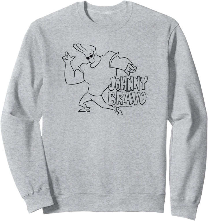 Johnny Bravo Line Art Sweatshirt