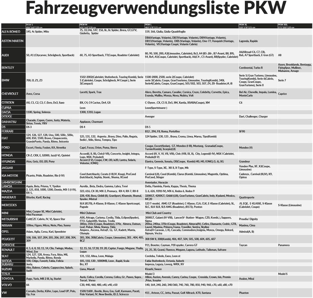Upgrade4cars Autoabdeckung Outdoor Vollgarage atmungsaktiv & wasserdicht | Auto Abdeckplane Komplett