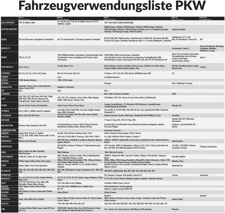 Upgrade4cars Autoabdeckung Outdoor Vollgarage atmungsaktiv & wasserdicht | Auto Abdeckplane Komplett