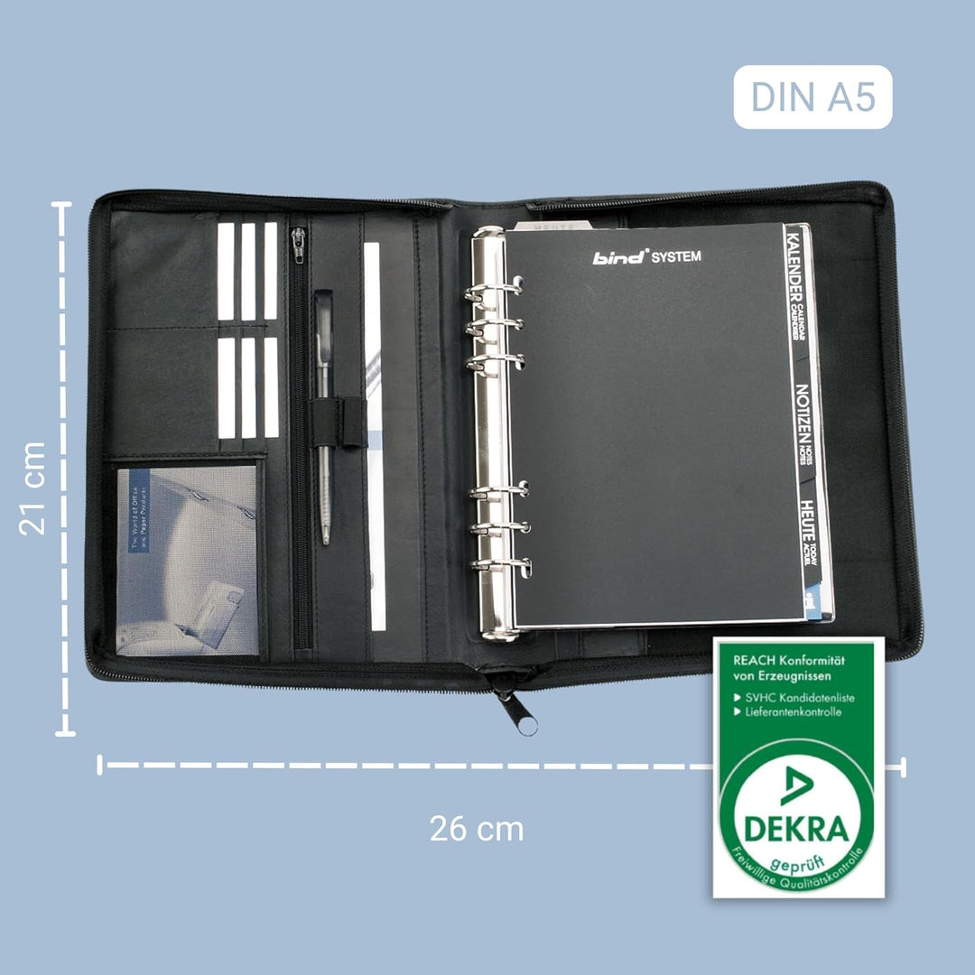 bind Systemplaner A5 inkl. Kalender 1 Woche = 2 Seiten, Terminplaner, Managerplaner, Systemplaner, N
