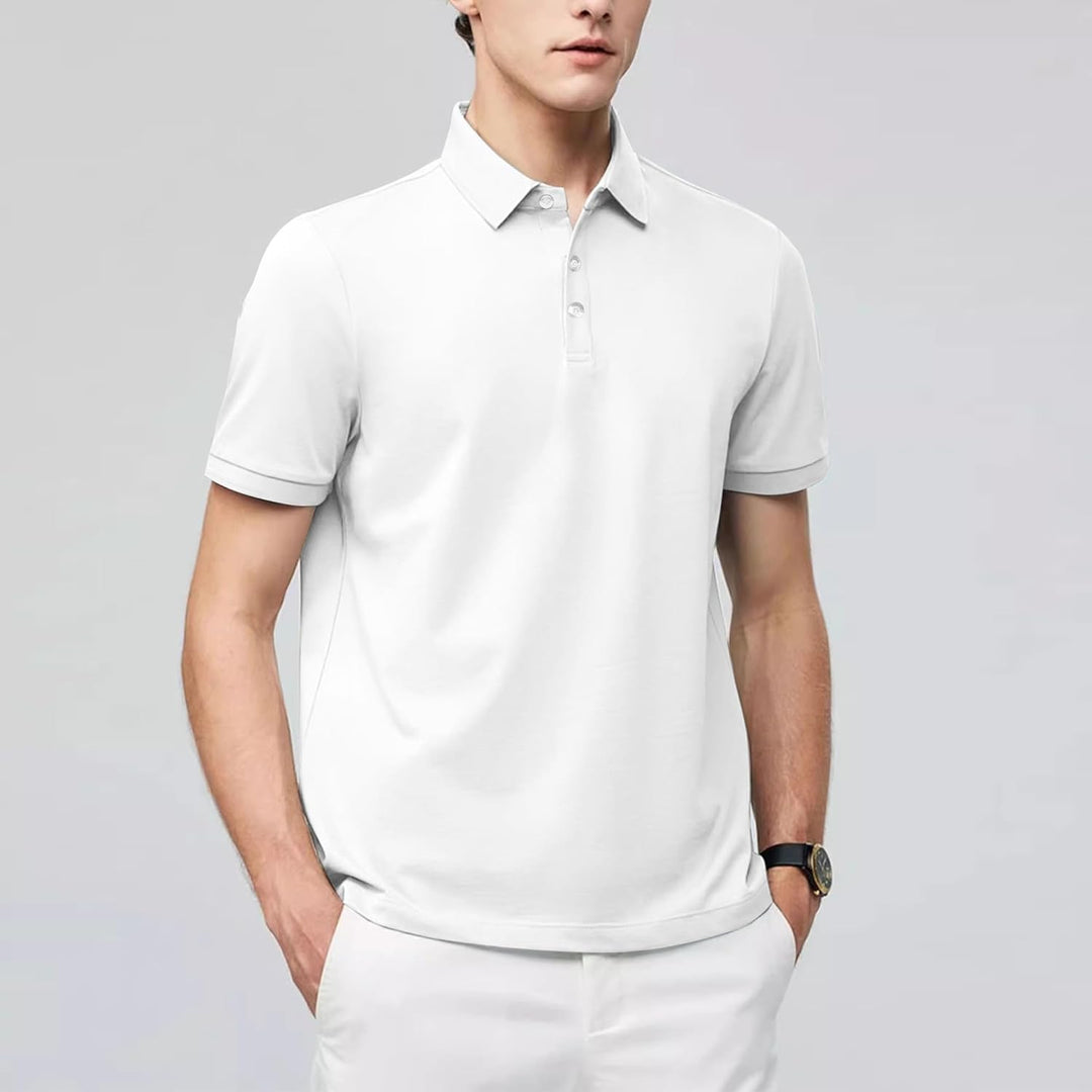 Liking Herren Basic Poloshirt Baumwolle Polo Shirts Polohemd Kurzarmshirt mit Knopfleiste 3er Pack 8