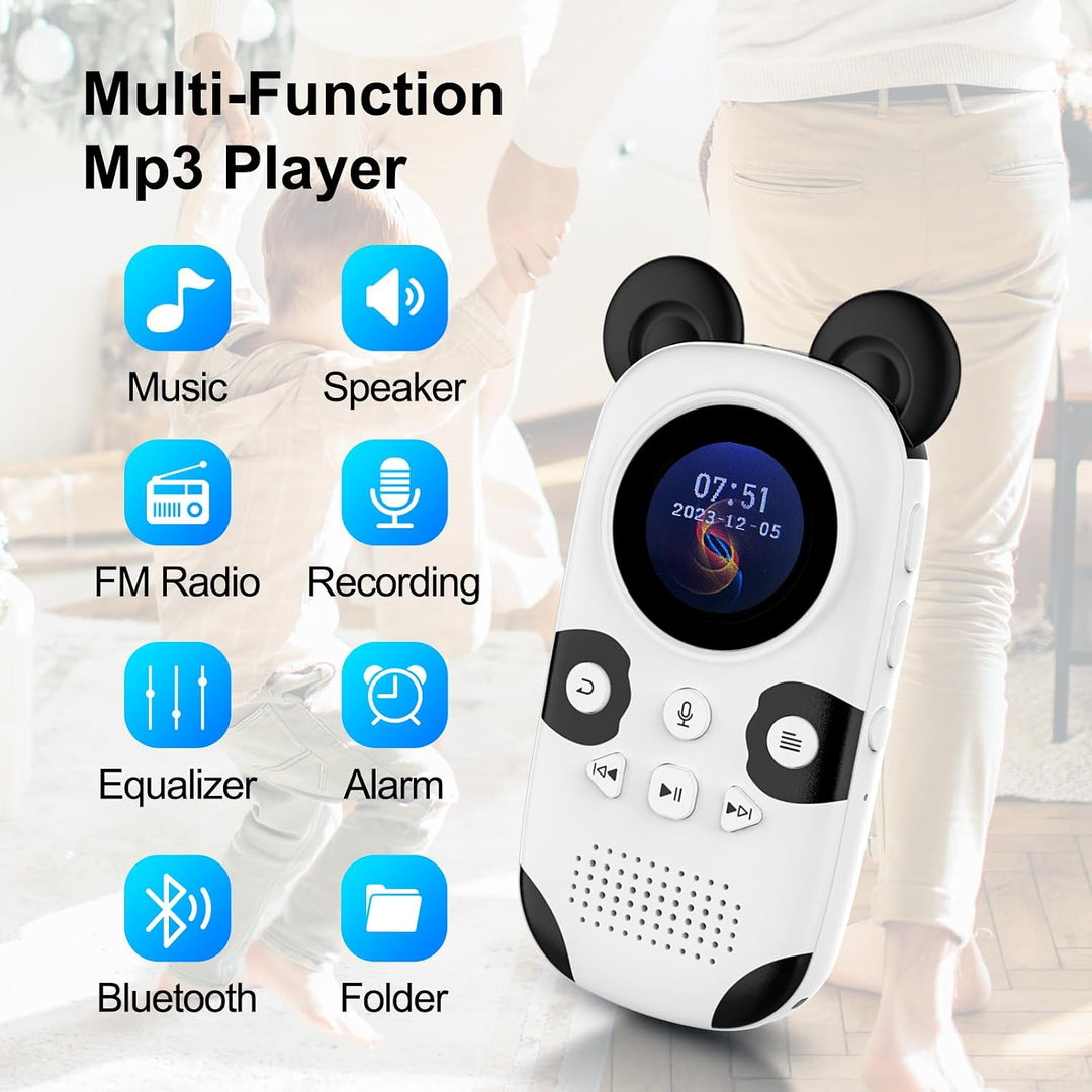 RUIZU Kinder MP3 Player 64GB mit Bluetooth 5.3 &amp; Lautsprecher