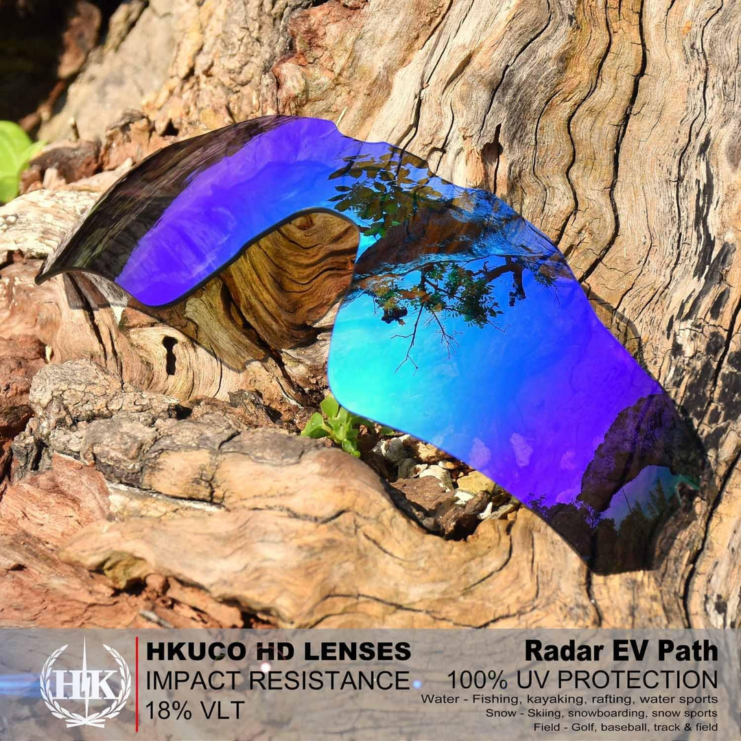 HKUCO Plus Mens Replacement Lenses For Oakley Radar EV Path - 2 pair