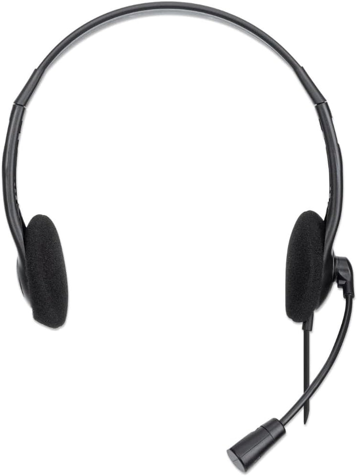 Manhattan Stereo USB-Headset On Ear, schwarz
