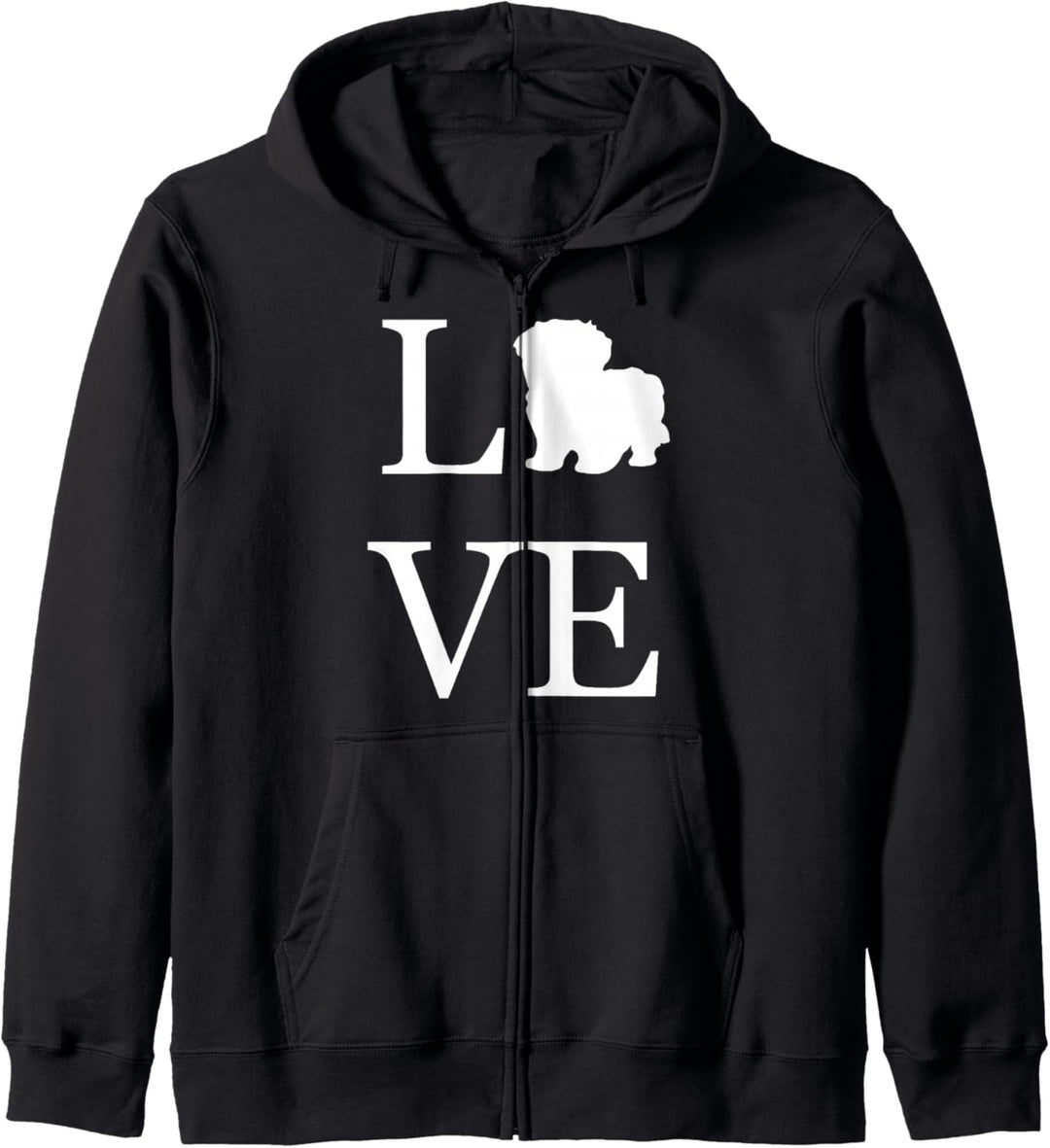 Hundebesitzer "I Love Maltipoo Hundebesitzer, Weiss Kapuzenjacke