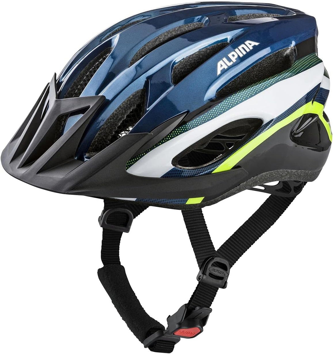 ALPINA MTB 17 Fahrradhelm 54-58 darkblue-neon, 54-58 darkblue-neon