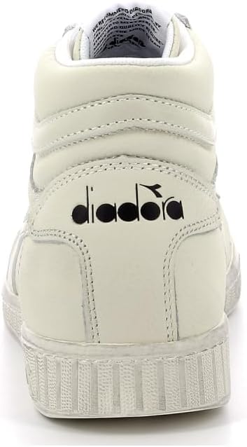 Diadora Unisex Game L High Waxed Hohe Sneaker 47 EU Weiss, 47 EU Weiss