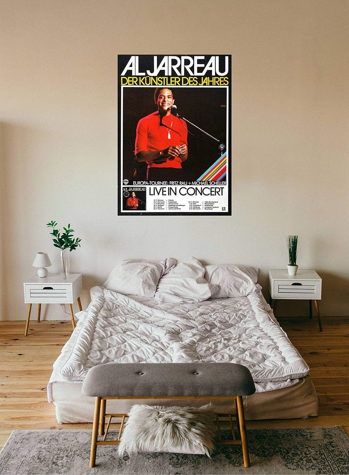 Al Jarreau - The Rainbow, Tour 1979 » Konzertplakat/Premium Poster | Live Konzert Veranstaltung | DI
