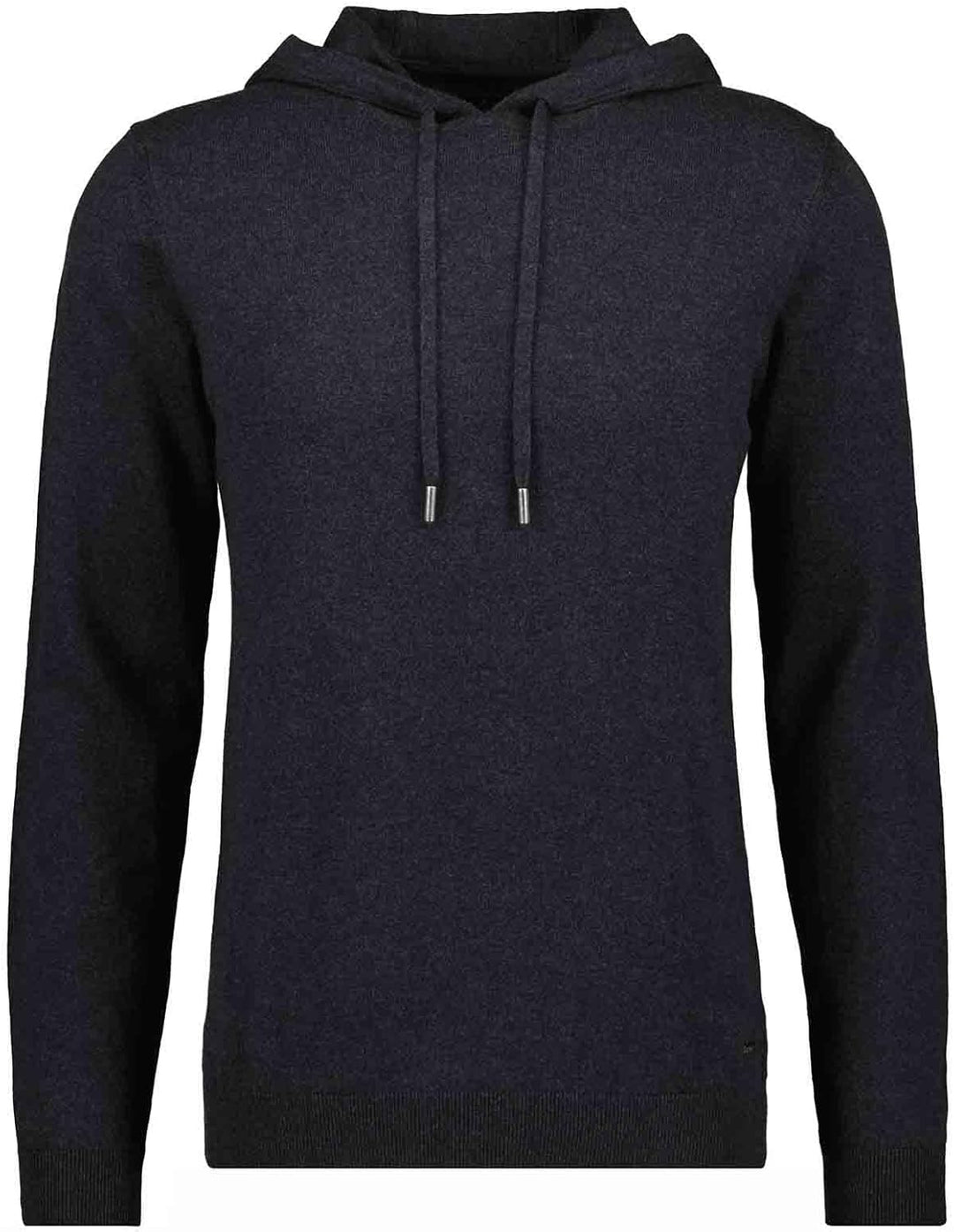 RAGMAN Herren Srickpullover mit Kapuze, Anthrazit-019