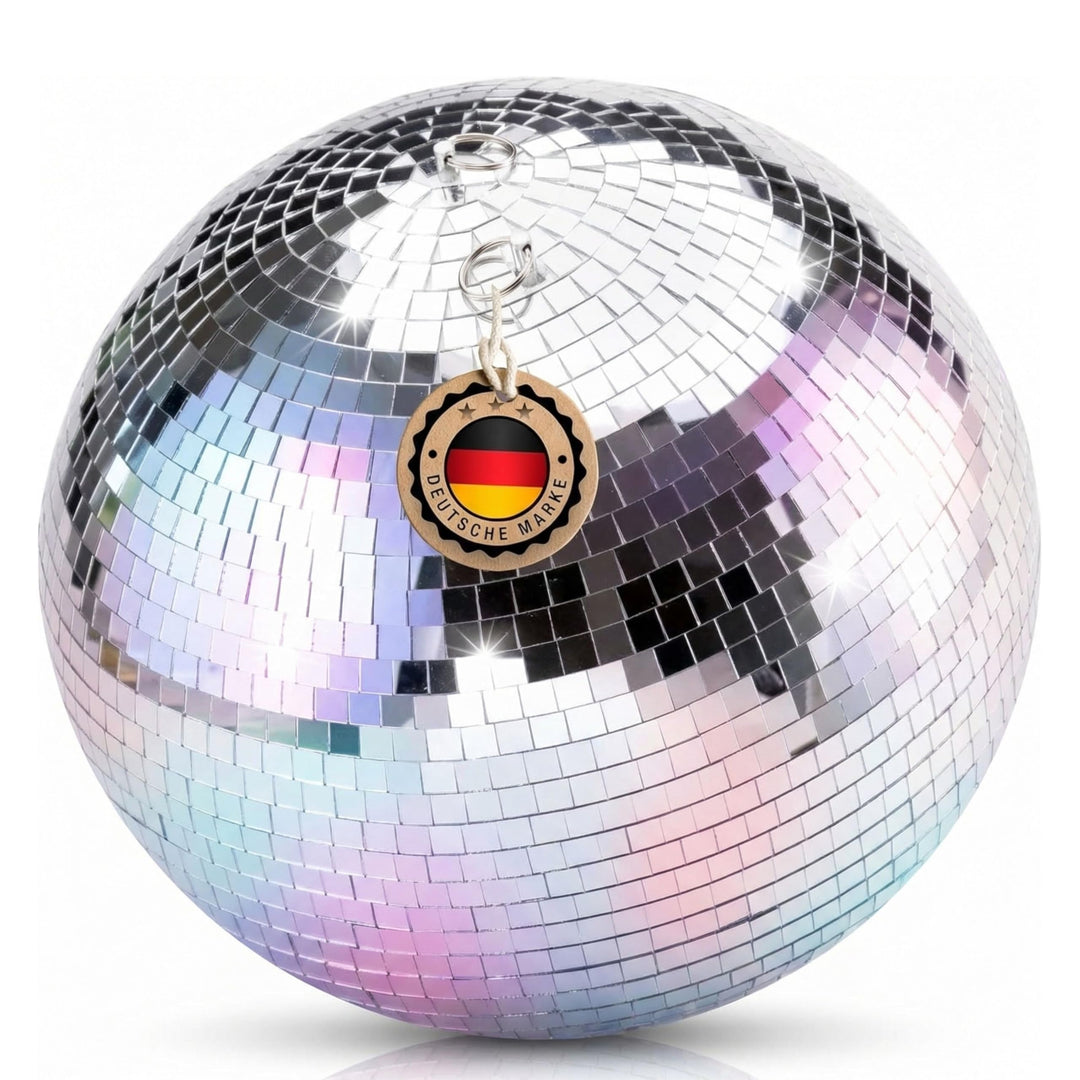 ETEC Spiegelkugel 40cm Mirrorball Disco Kugel Party Effekt DJ Club Lichteffekt, Spiegelkugel 40cm
