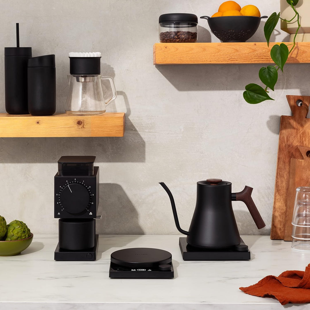 Fellow Tally Pro Studio Digital Kaffeewaage – Präzisionswaage mit Glasoberfläche – Digitale Küchenwa