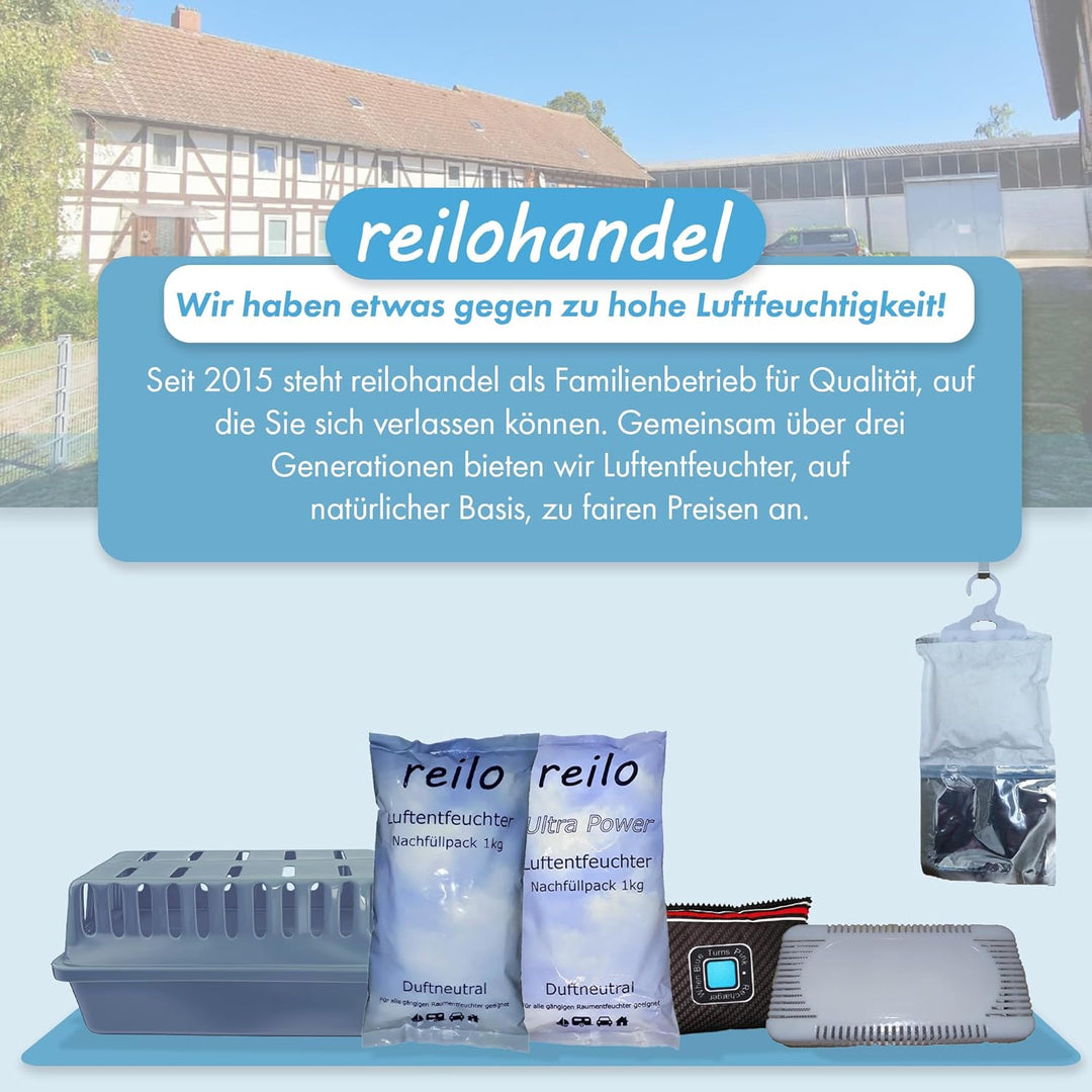 15x 1kg Citrusduft Luftentfeuchter Granulat, Raumluftentfeuchter im Vliesbeutel, Nachfüllpacks für g