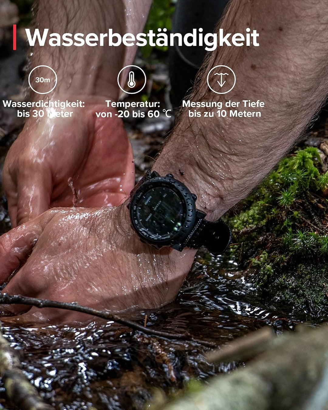 Suunto Core Outdoor-Uhr mit Höhenmesser, Barometer und