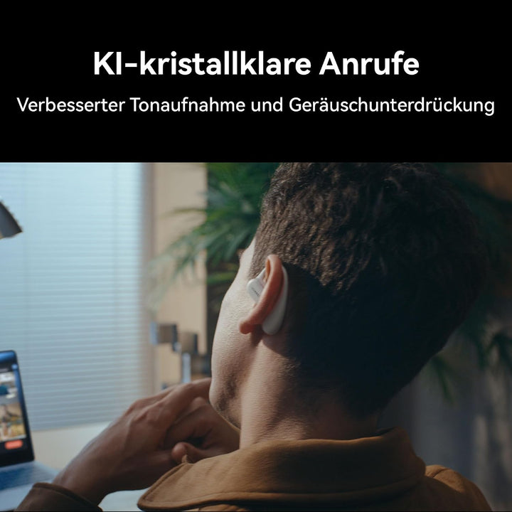 HUAWEI FreeArc Open-Ear-Kopfhörer, Bluetooth-Kopfhörer mit Sterling Sound, optimalen Halt und Komfor