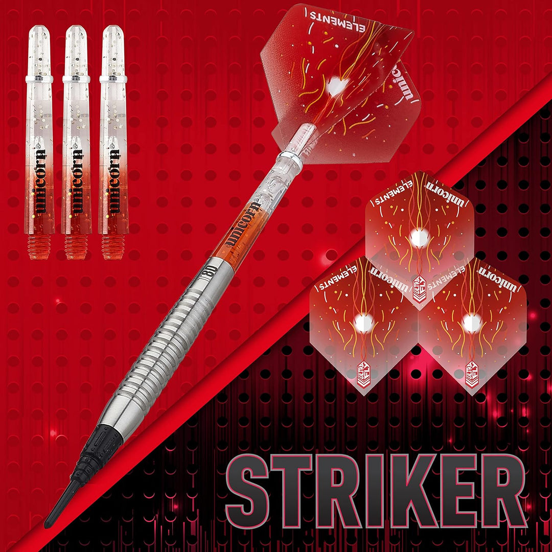 Unicorn Core XL Striker Dartpfeile mit weicher Spitze Stil 5 23 g, Stil 5 23 g