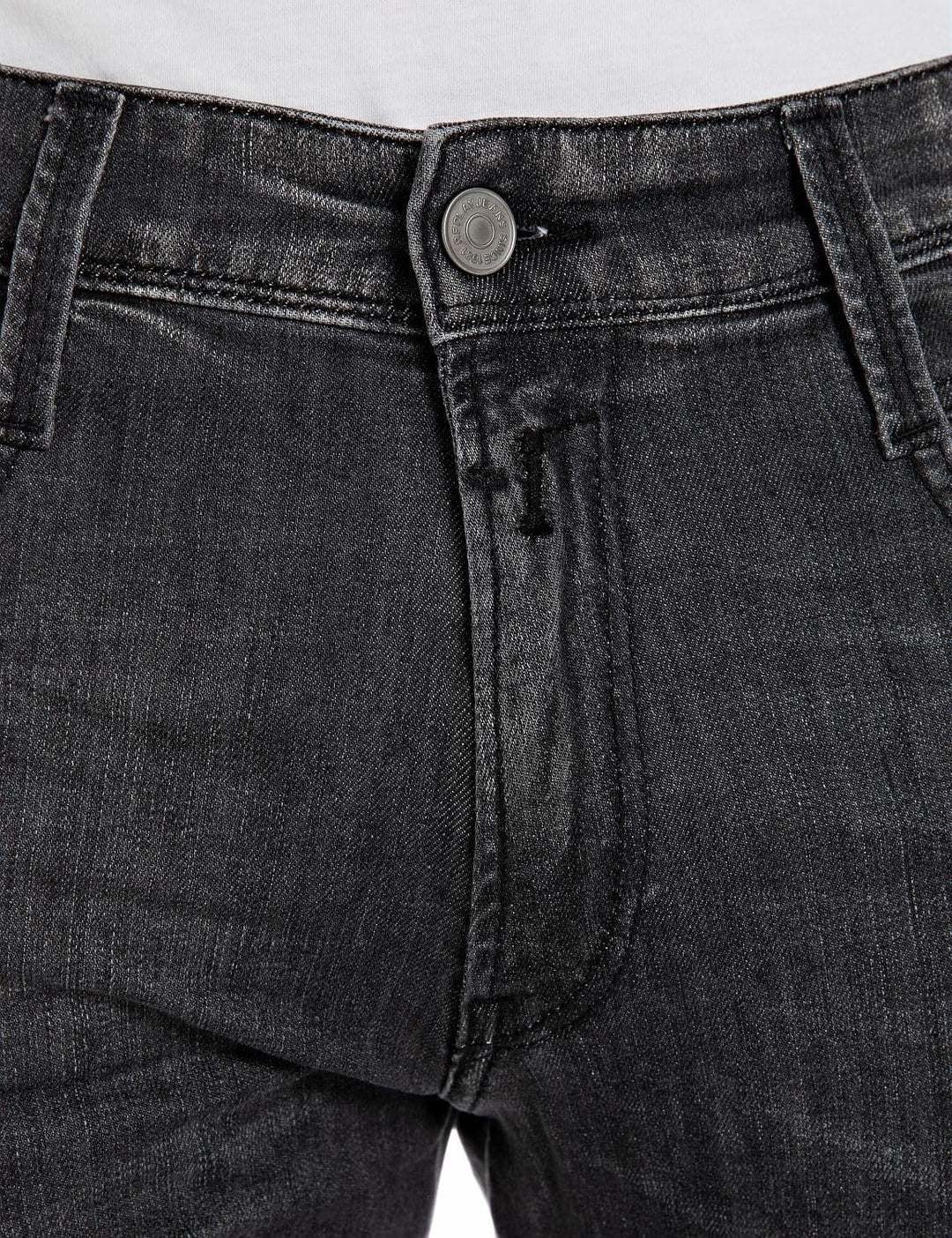 Replay Herren Jeans Anbass Slim-Fit mit Power Stretch 31W / 34L Dark Grey 097-1, 31W / 34L Dark Grey
