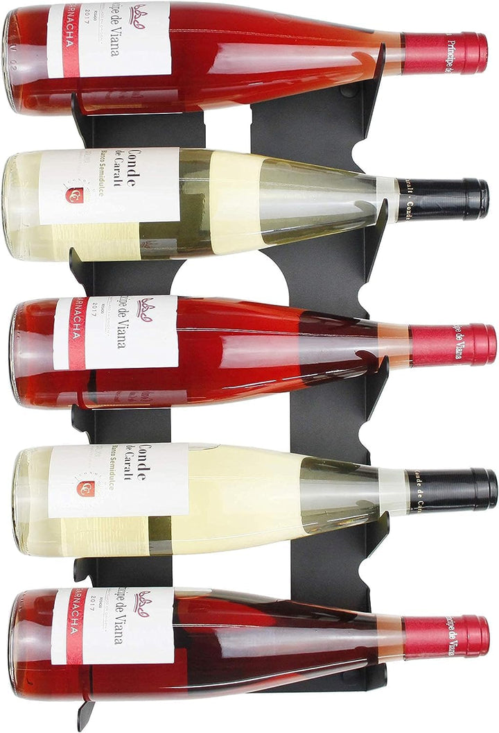 etterr Weinregale aus Stahl für alle Weinsorten, mit Wandankern und Verkleidung. (Weiss)