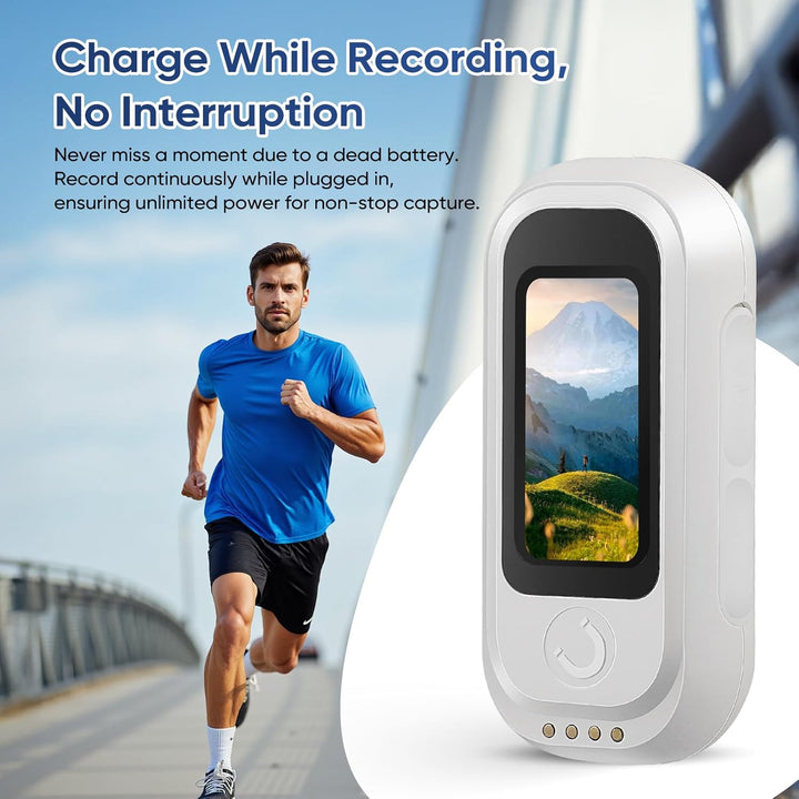 360° Action Cam Mini Actionkamera 1080P Bodycam Unterwasserkamera 30m/98ft Wasserdicht WiFi Kamera V