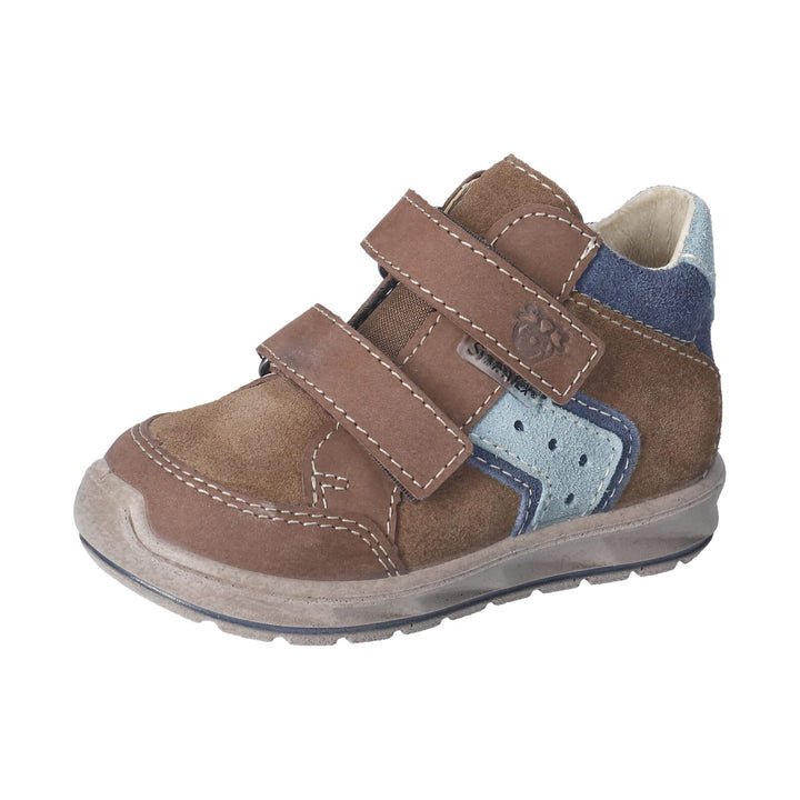 RICOSTA Kimo 2101302-550 Kaktus Suede/Nubuck Leather Childrens Rip Tape Water Resistant Ankle Boots