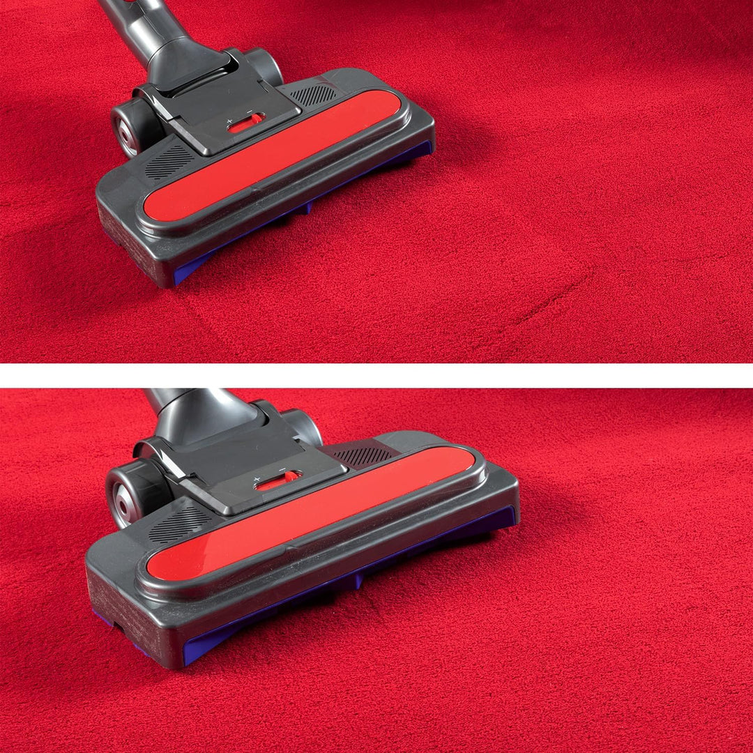 Waschbarer Teppich Wohnzimmer, Kurzflor rutschfest Flauschig Weich, Einfarbig Rot, Felloptik, Super