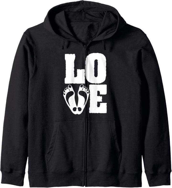 Fuss Liebe Podologe Podologie Podiatrie Füsse Podiater Kapuzenjacke