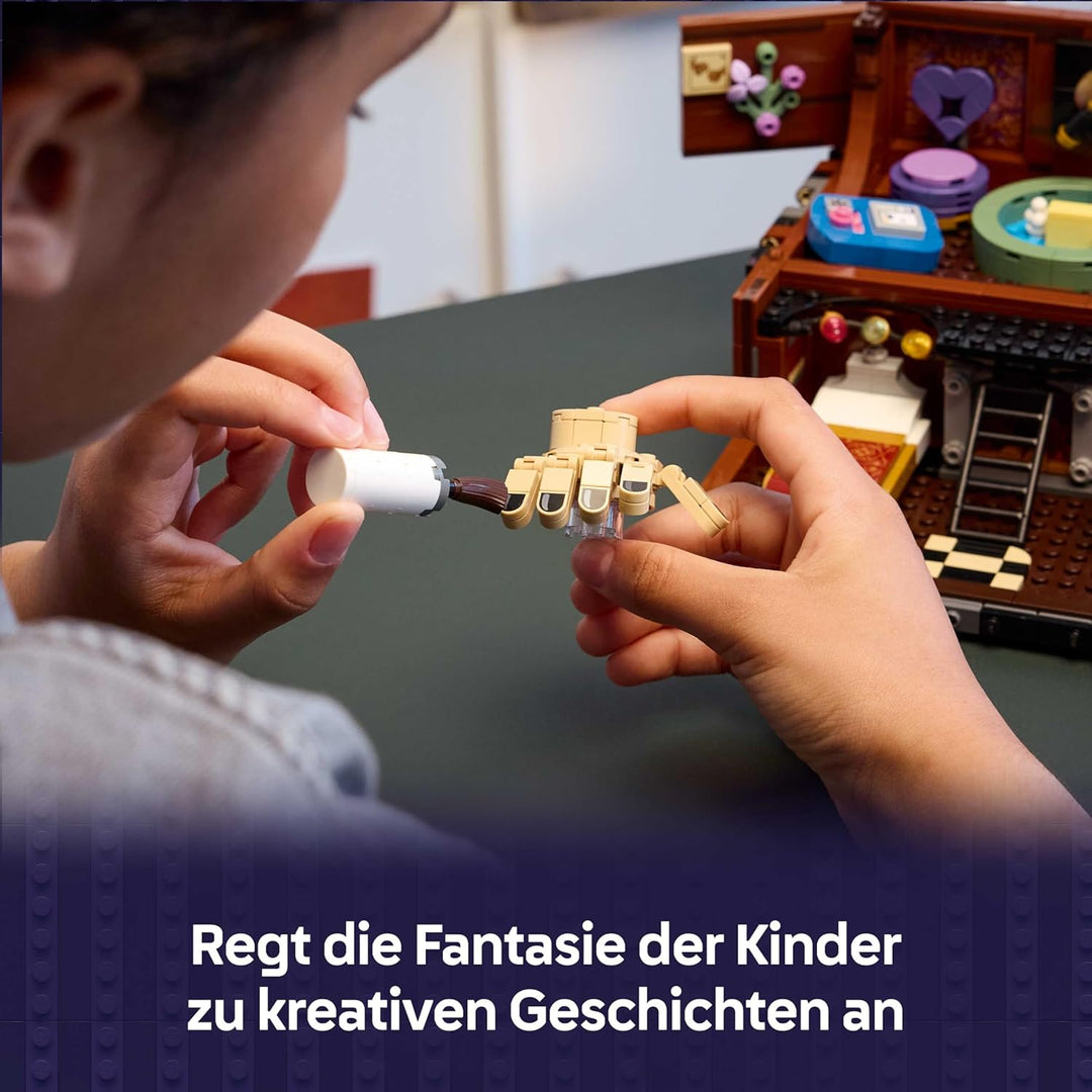LEGO Wednesday - Die Wohnung des Eiskalten Händchens - Spielzeug zum Bauen mit Enid Minifigur, Händc